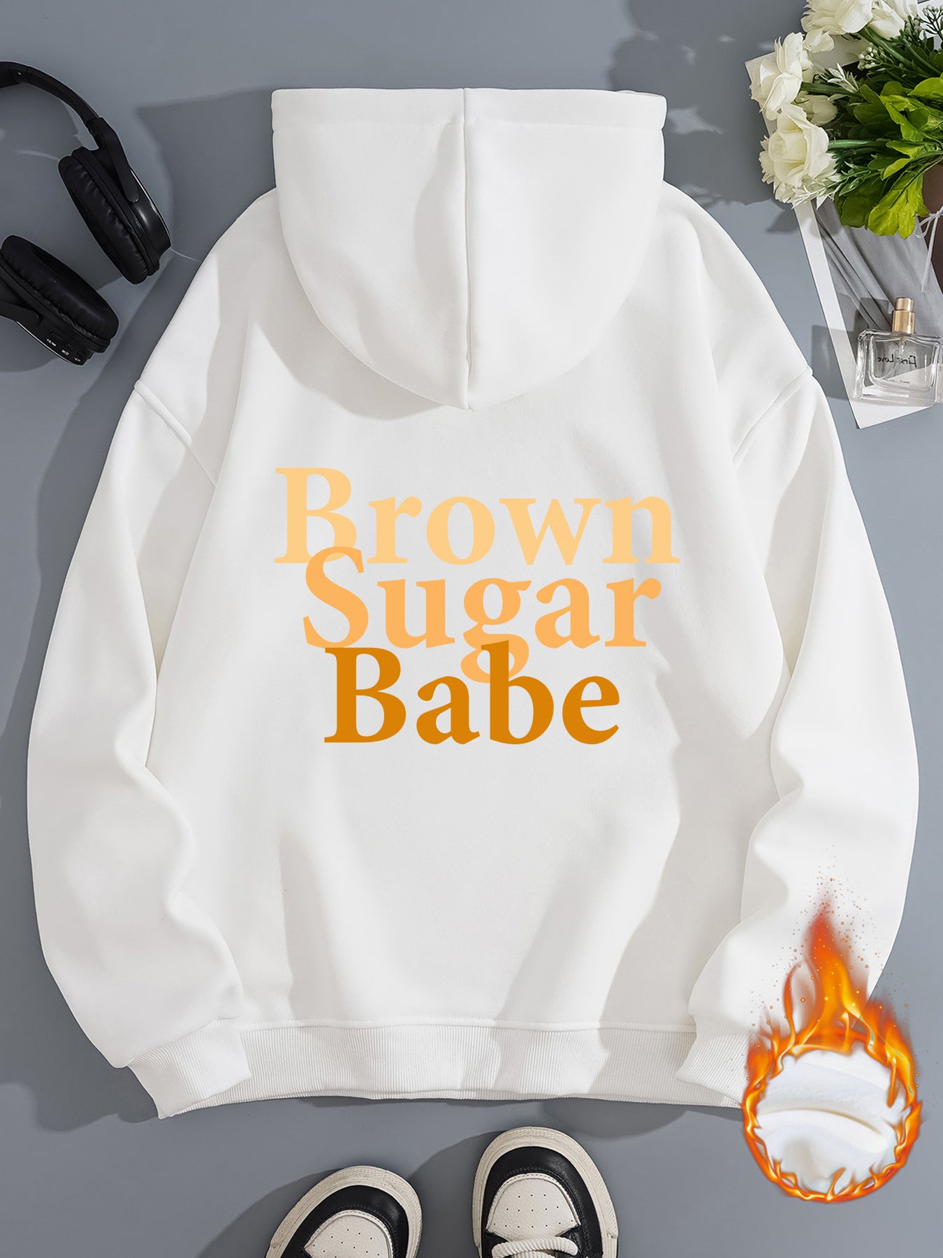 Brown Sugar Babe Thick Fleece Hoodie