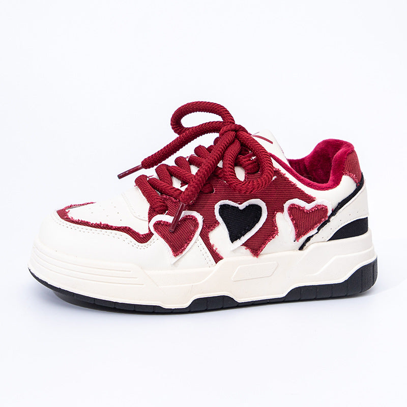 Heart Sneaker - Thick Soled Shoes