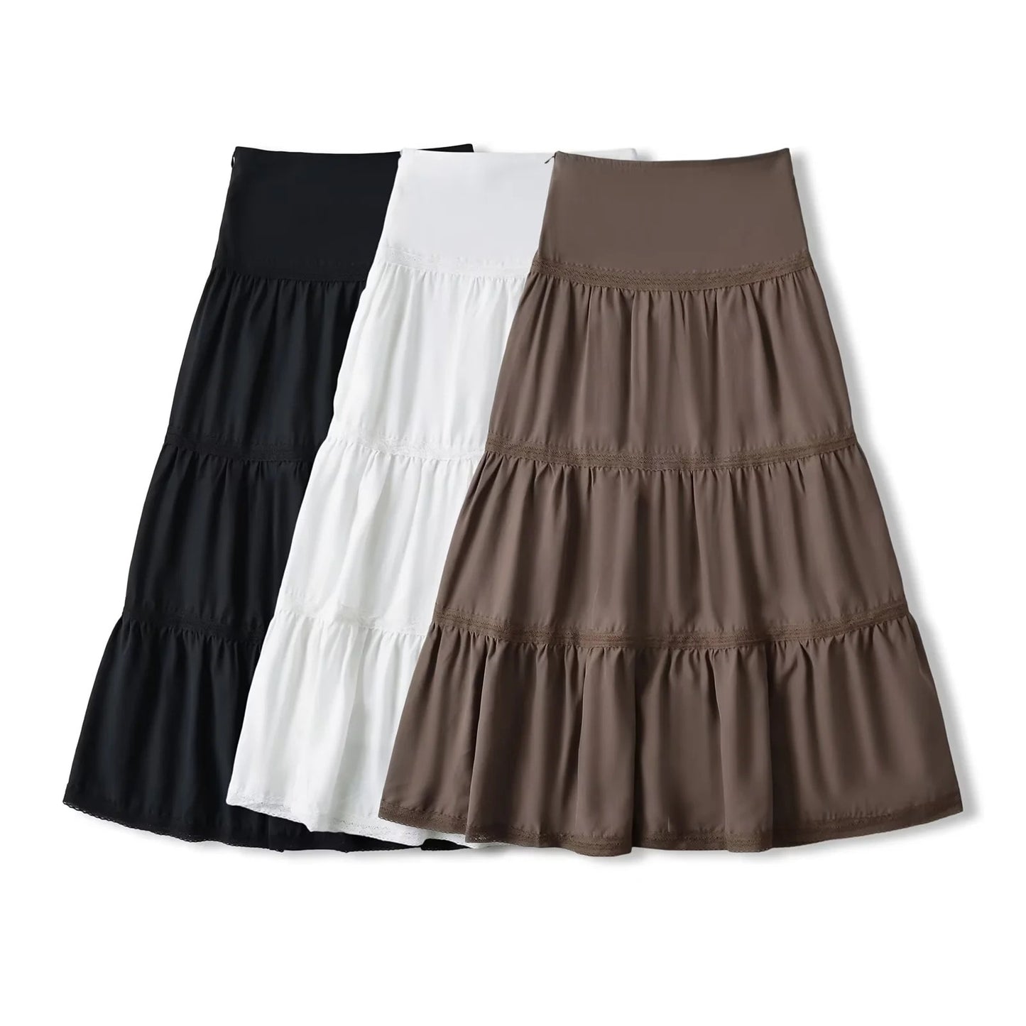 Lace Overlay Skirt