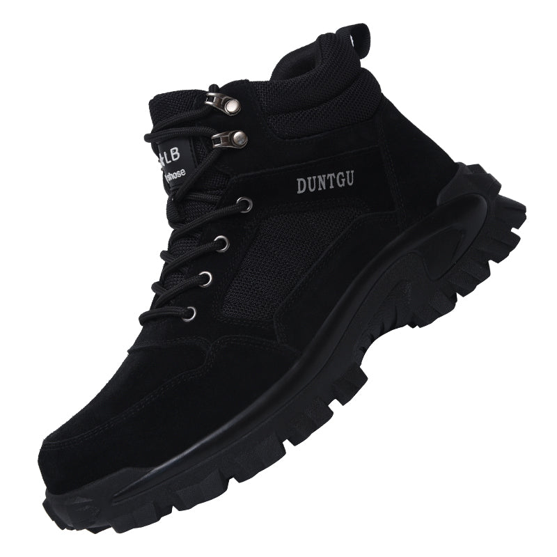 Men's Safety Shoes with Steel Toe and Velvet Lining