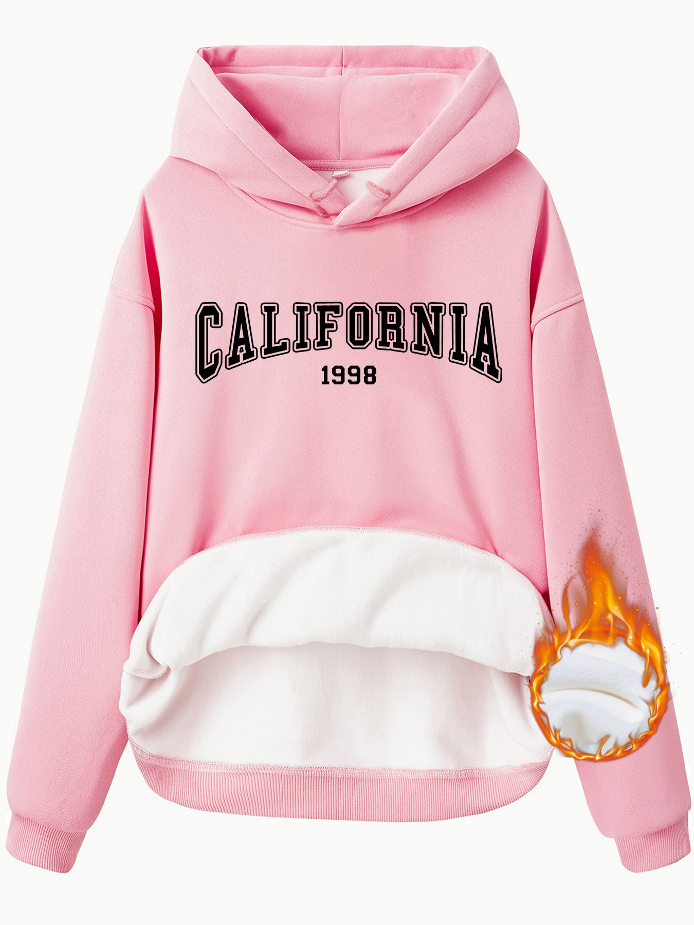 California Print Sweatshirt for Women