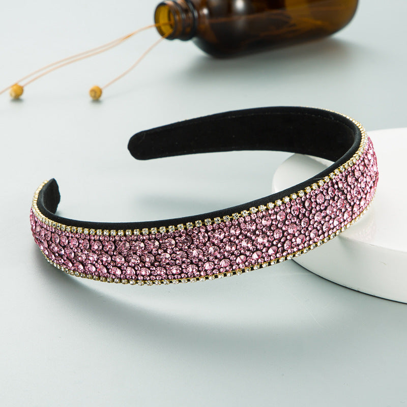 Vibrato Rhinestone Non-Slip Headband