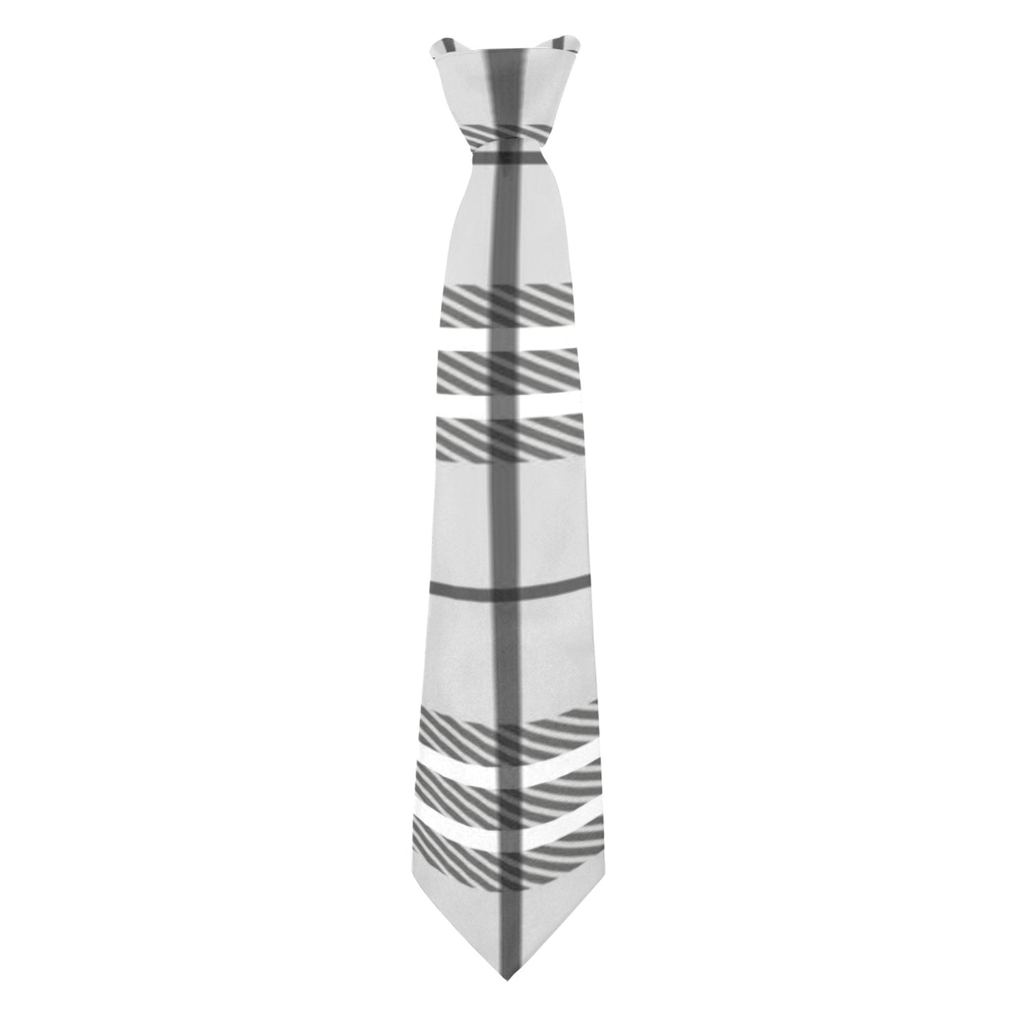 Gray Plaid Custom Peekaboo Necktie