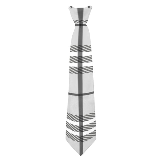 Gray Plaid Custom Peekaboo Necktie