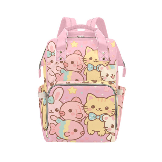 Kawaii Friends Multi-Function Backpack - Pink