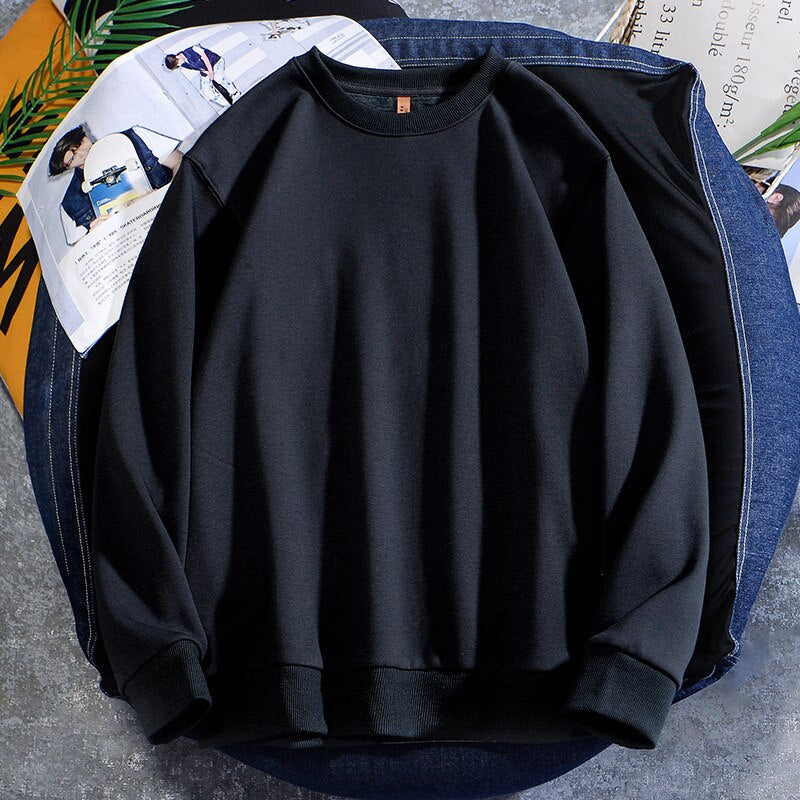 Harajuku Style Men's Casual Hoodie - Multicolor Cotton Fleece