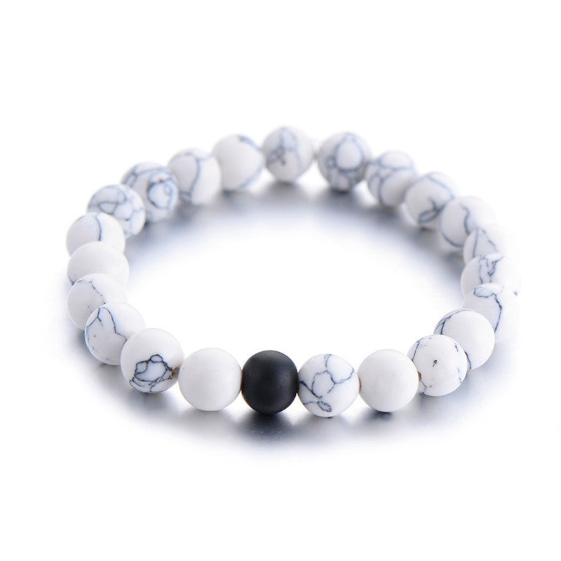 Couples Yin Yang Distance Bracelets - 2Pcs Set