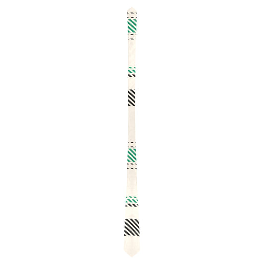 Green White Black Custom Peekaboo Necktie