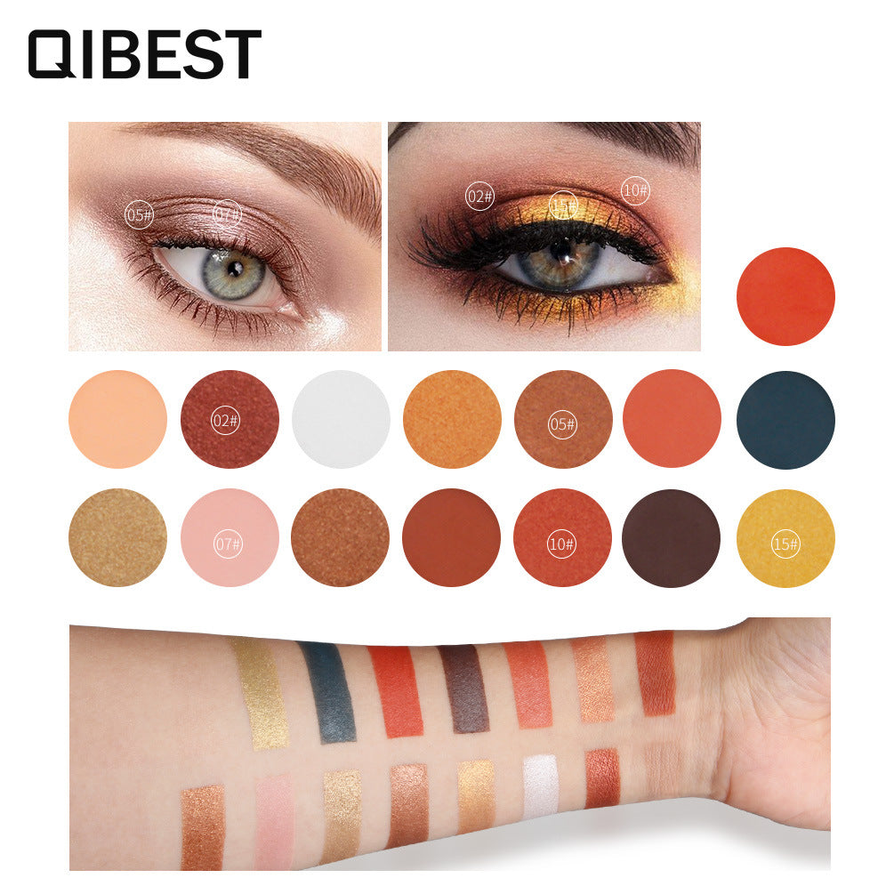 15-Color Harajuku Sunset Eyeshadow Palette