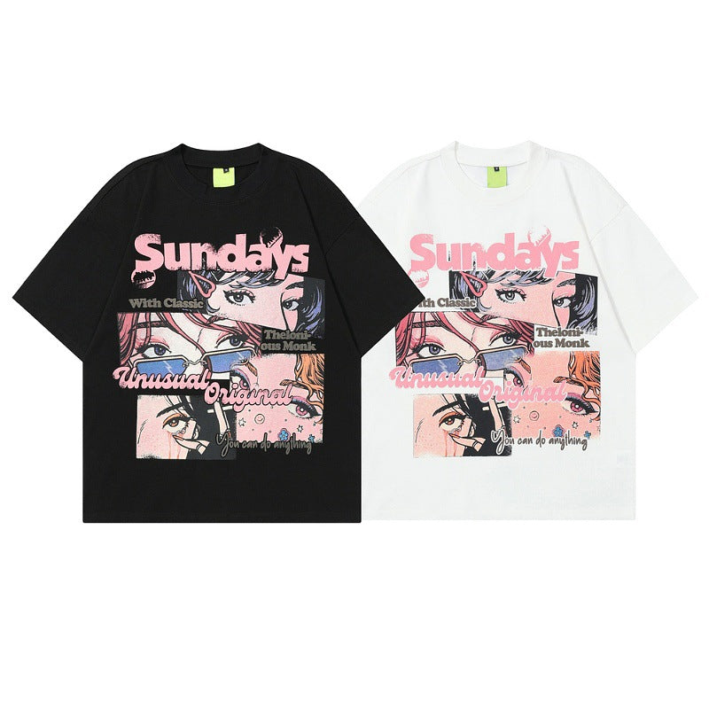Short Sleeve T-Shirt Loose Heavy Cotton