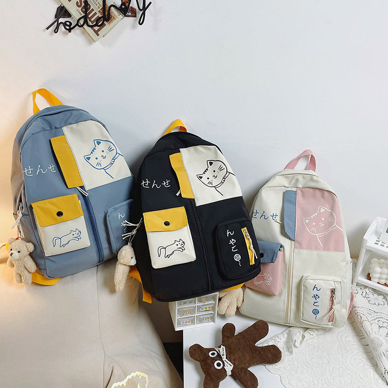 Large Capacity Student Backpack for Girls