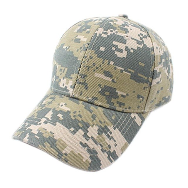 Harajuku Style Adjustable Camo Baseball Cap for Women