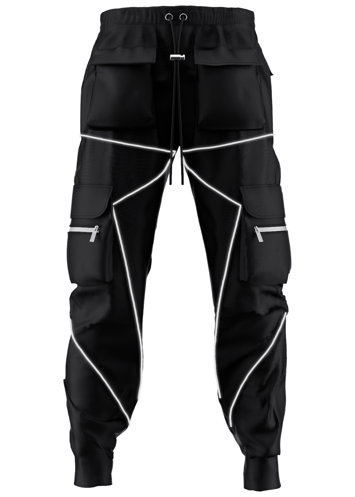 Korean Trendy Multi-Bag Overalls for Men