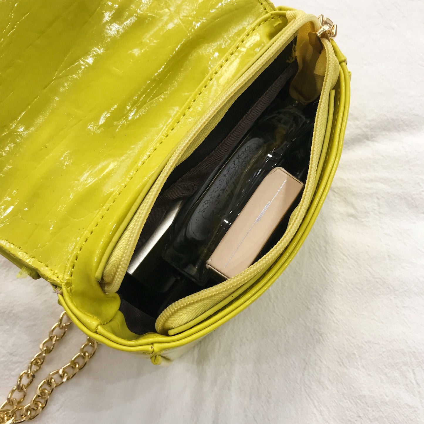 Harajuku Style Motorcycle Bag with Rivets & Zipper