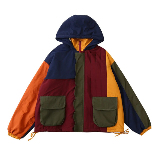 Harajuku Vintage Style Hooded Winter Jacket