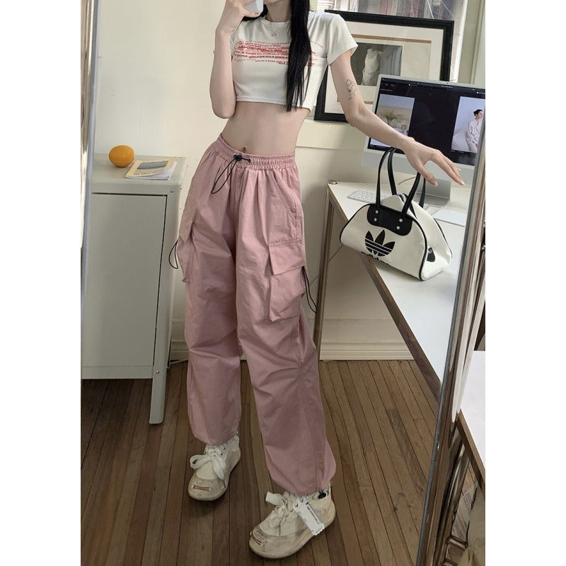 Men's Harajuku Style Loose Straight Overalls