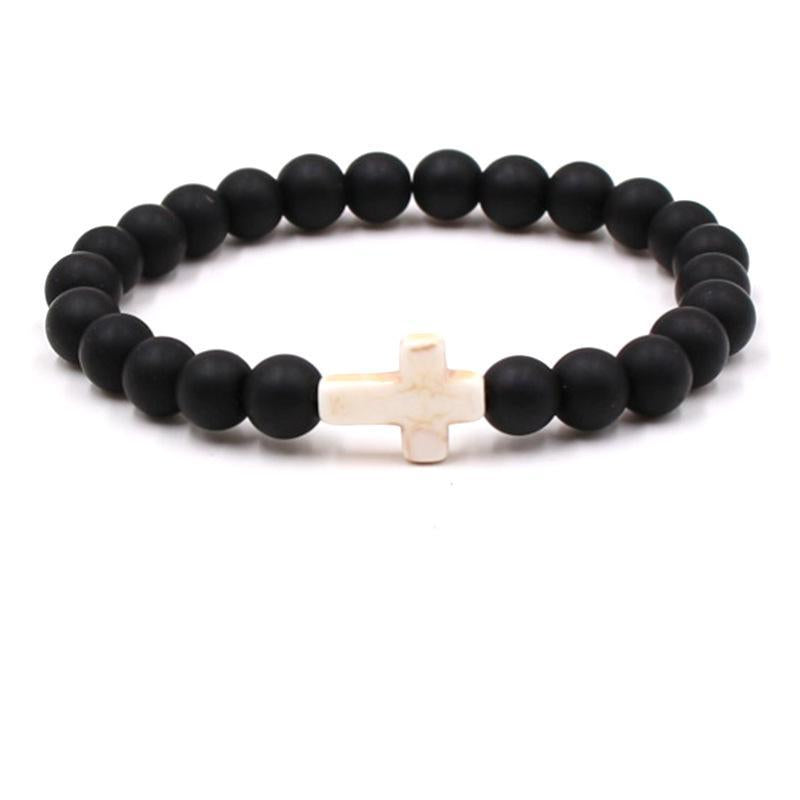 Harajuku Style Bead Jewelry Cross Bracelet