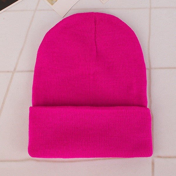 Cute Knitted Beanie Hat for Women - Harajuku Style Cap
