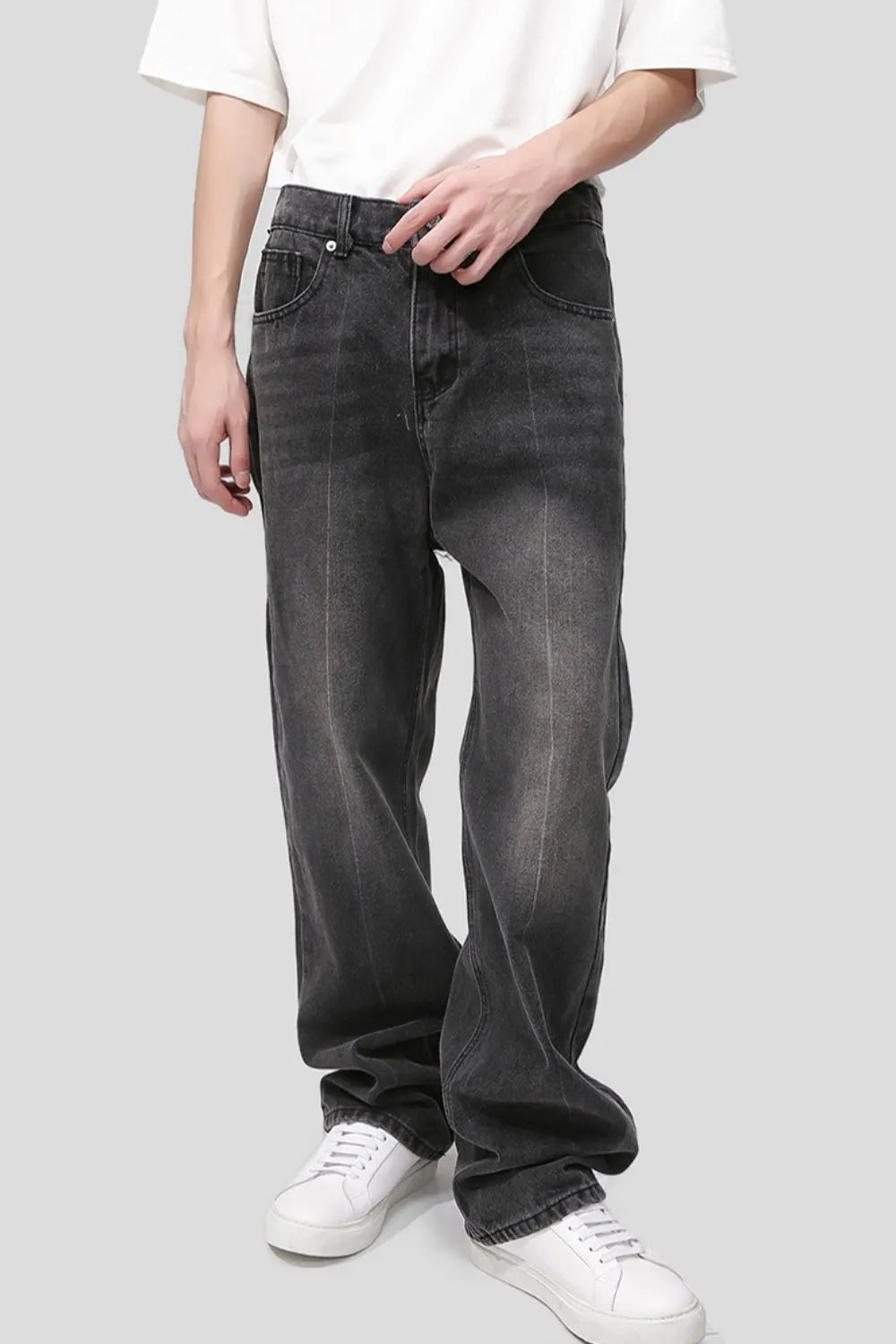 Harajuku Style Baggy Jeans with Pockets