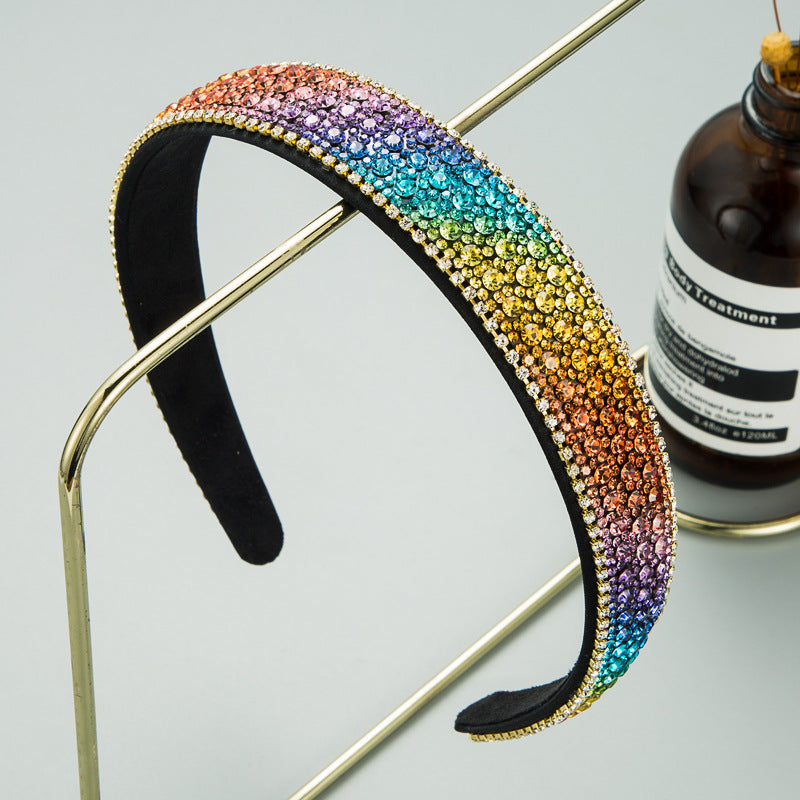 Vibrato Rhinestone Non-Slip Headband