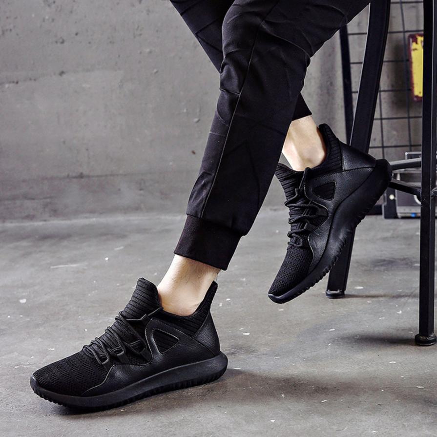 Harajuku Inspired Men’s Breathable Outdoor Running Sneakers