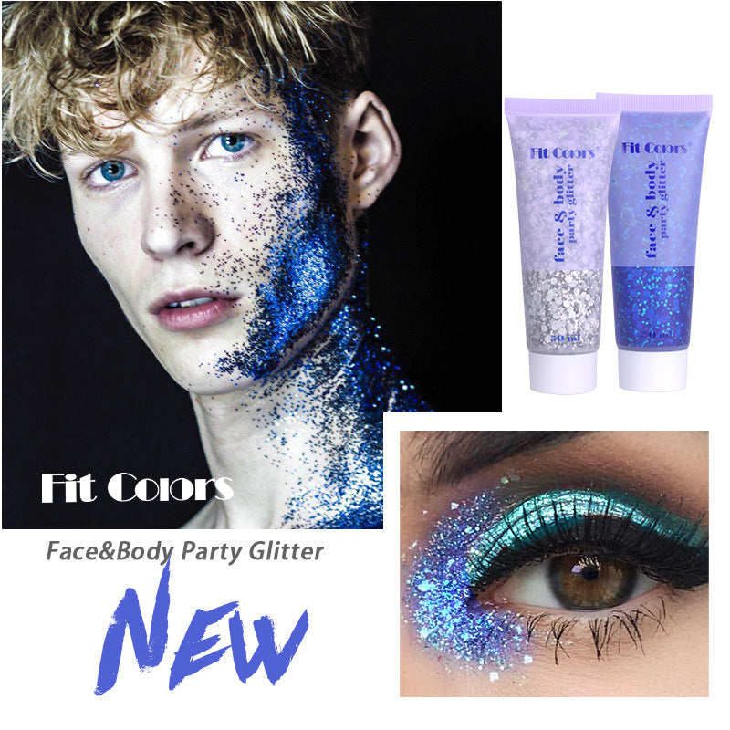 Harajuku Sequin Gel Mermaid Scale Makeup