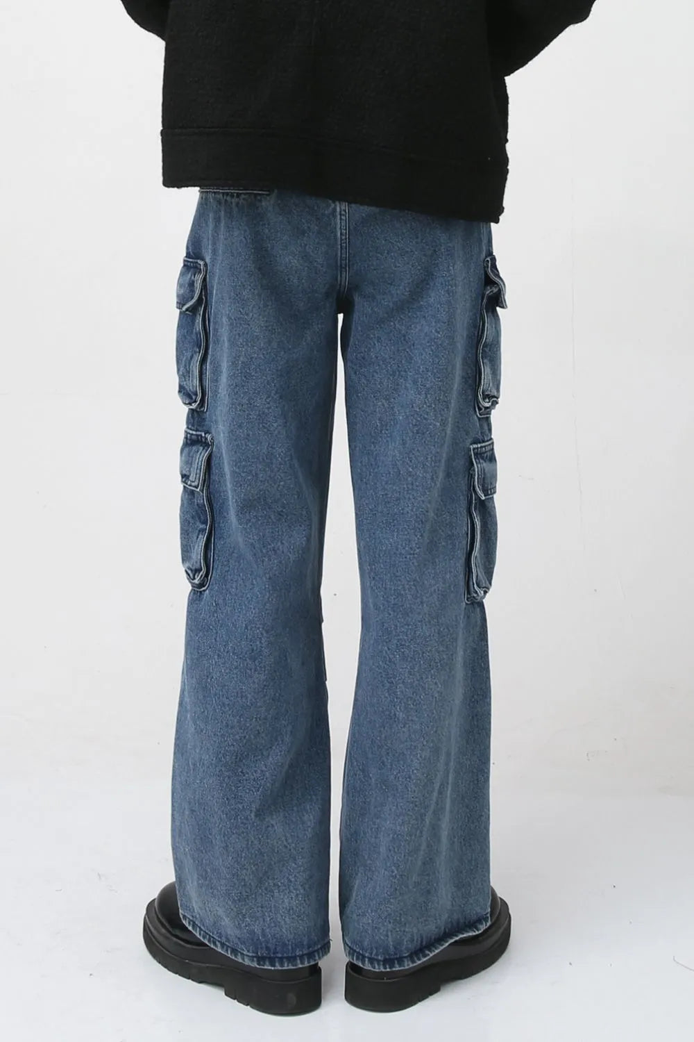 Harajuku Style Cargo Pocket Jeans