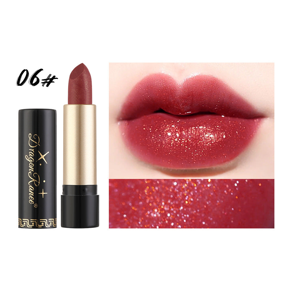 Gilt Pearlescent Dragon Fruit Peach Pink Lipstick