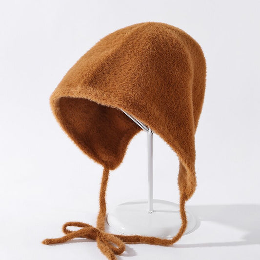 Harajuku Style Plush Velvet Fisherman Bucket Hat