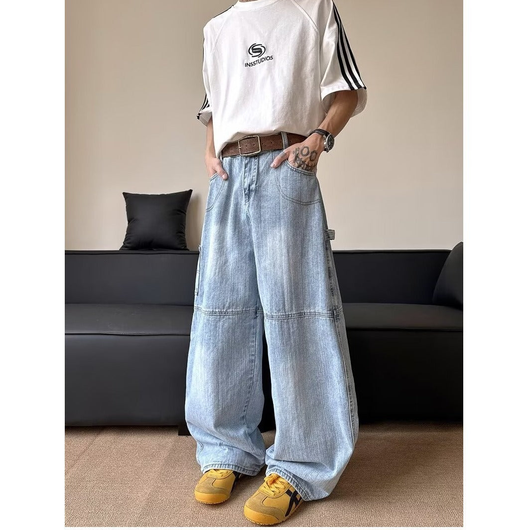 Casual Wide Leg Straight Leg Micro Flared Pants