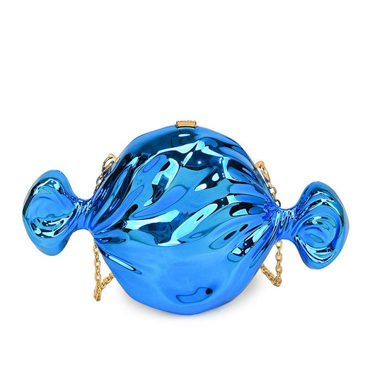 Harajuku Style Candy Acrylic Round Crossbody Bag