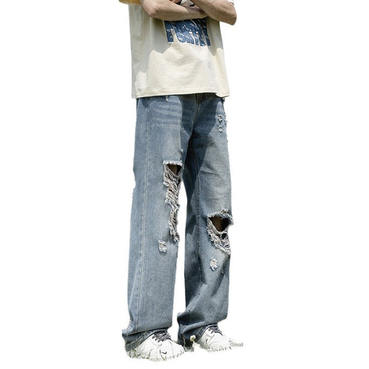 Loose Straight Leg Wide Leg Long Pants