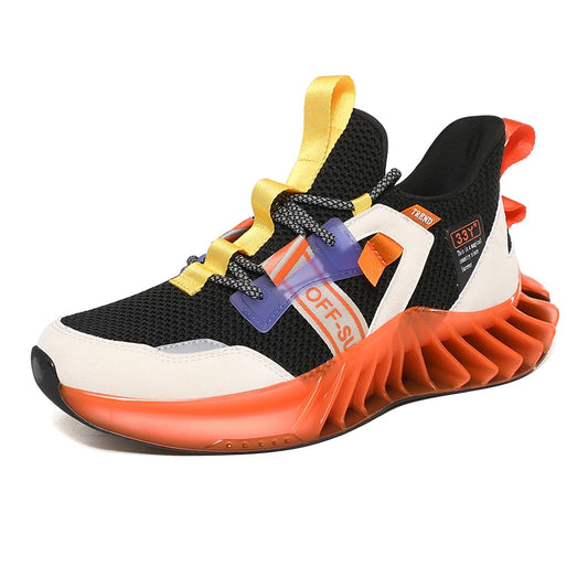 Harajuku Style Men’s Reflective Blade Sneakers
