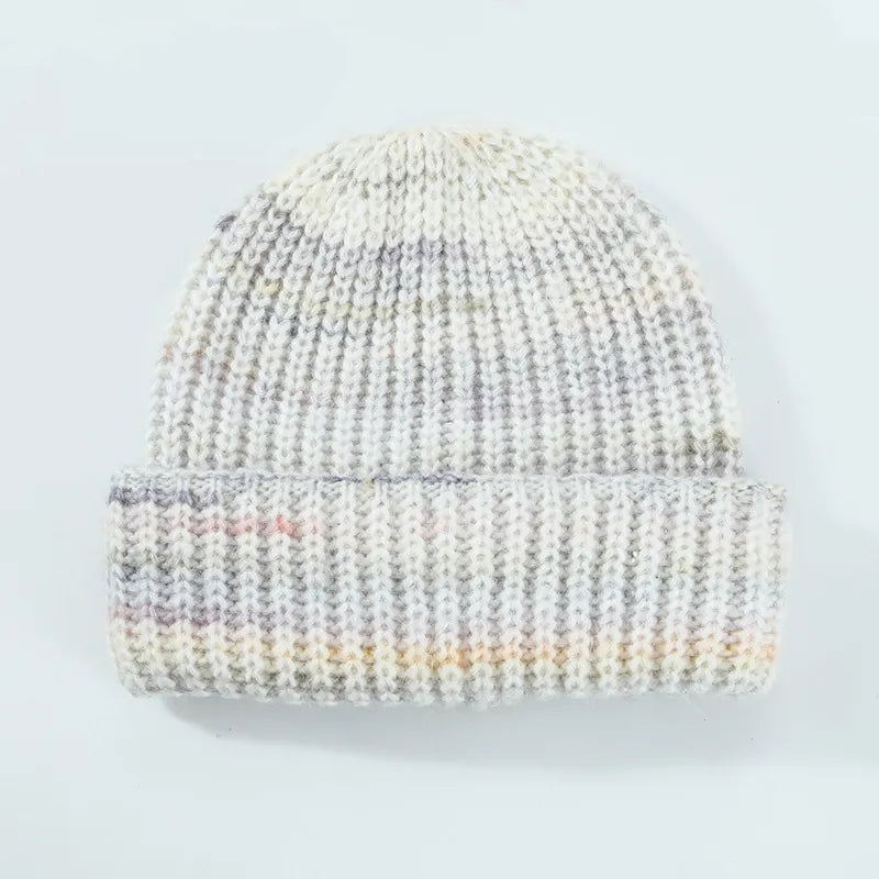 Playful Thermal Contrast Knit Hat