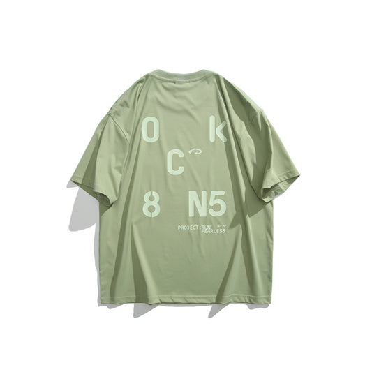 Harajuku Style Letter Printed Loose Fit Shirt