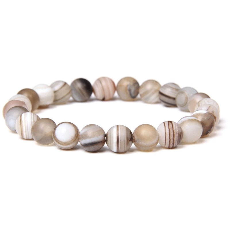 Natural Healing Energy Polished 8mm Bracelet - Harajuku Style