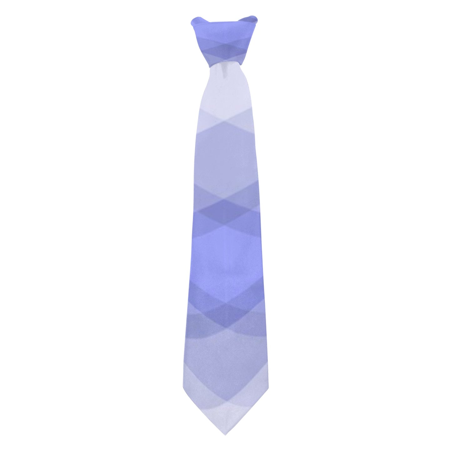 Blue Plaid Custom Peekaboo Necktie