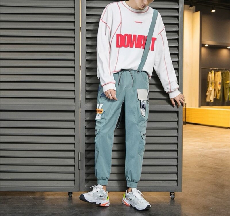 CHAIFENKO Hip Hop Streetwear Jogger Pants for Men