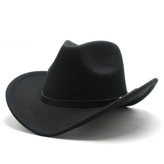 Harajuku Denim Hat – Stylish Western Inspired Felt Hat for All