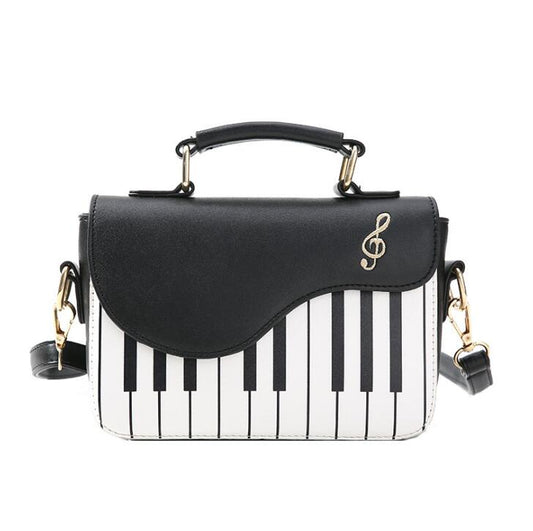 Harajuku Style Lady Piano Bag - Playful Crossbody Shoulder Bag