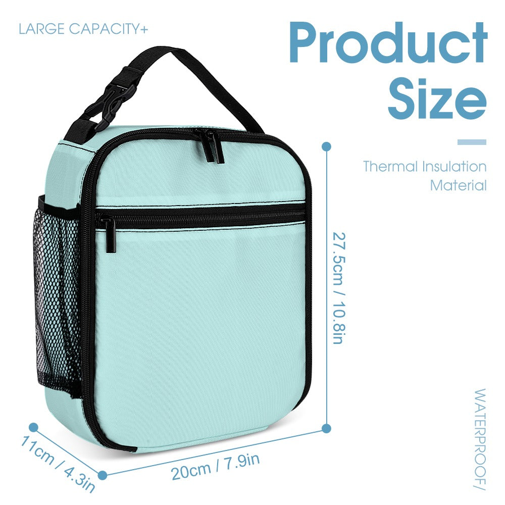 Light Blue Three-Piece Backpack Bag Set Combination