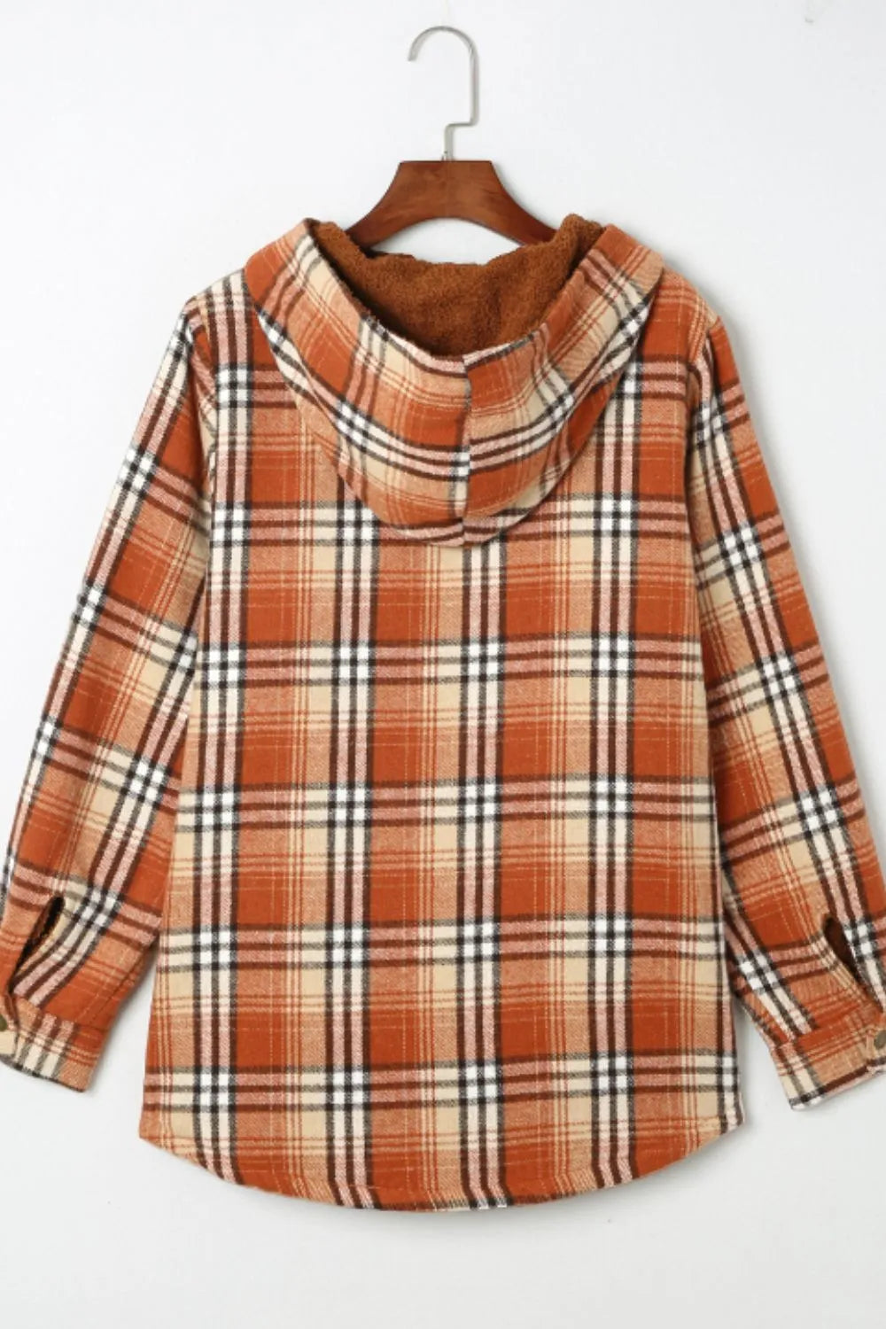 Plaid Button Up Hooded Jacket – Harajuku Style