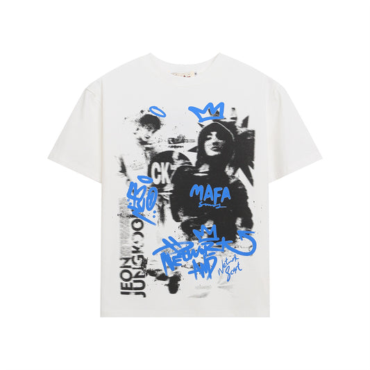 Slim Fit Round Neck Short Sleeve T-Shirt for Women