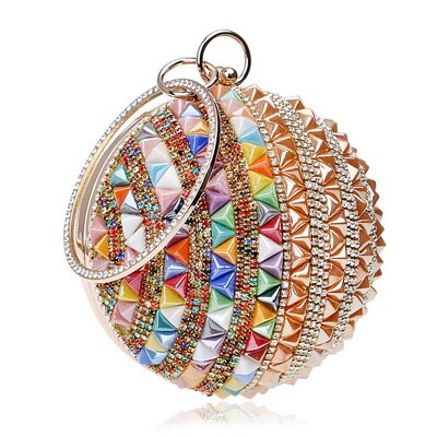 Harajuku Style Ceramics Beaded Evening Clutch Bag