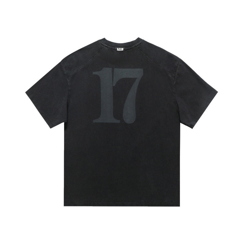 Washed Vintage Harajuku Style Short Sleeve Tee