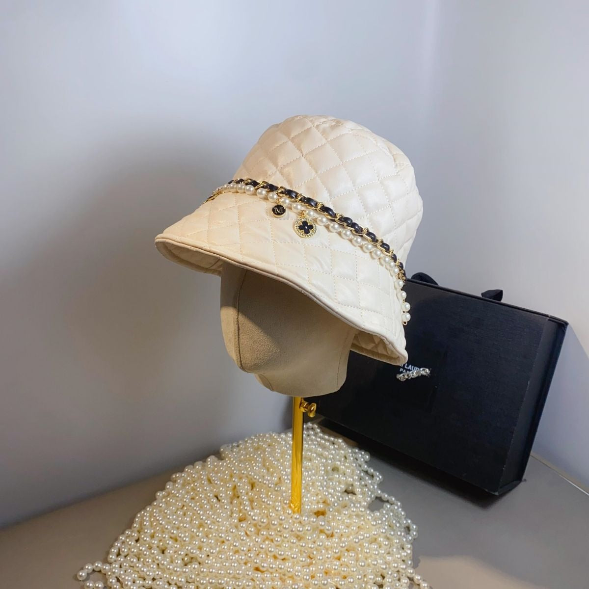 Harajuku Style Leather Dome Hat for Women