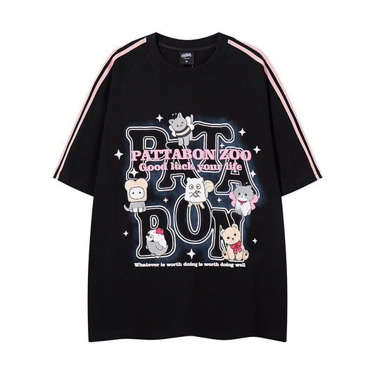 Unisex Harajuku Style Loose Fit T-Shirt