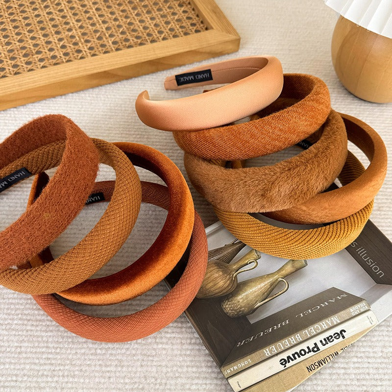 High-Ceiling Maillard-Colored Headband for Women