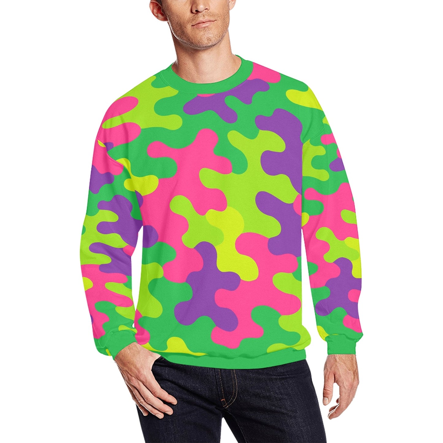 Harajuku Rainbow Camo Sweatshirt