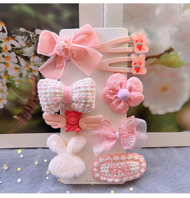 Children's Plush Hair Clip - Hair Accessories for Little Girls - Cute Headwear